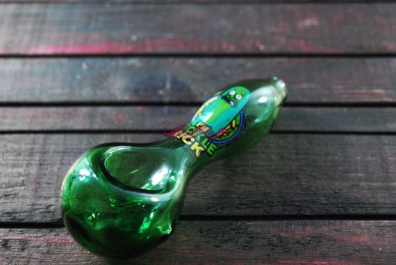 Стеклянная трубка Rick and Morthy Green | Зображення 1