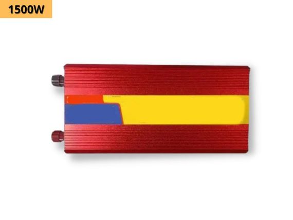 Инвертор преобразователь напряжения с 12V на 220V XPRO 1500W красный (MER-15280) | Зображення 1