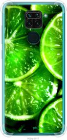 Чохол на Xiaomi Redmi Note 9 Зелені часточки лимона "852sp-2017-2448"