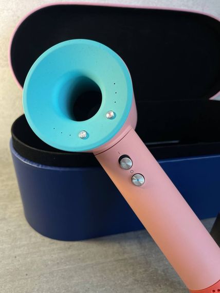 Фен Super Hair Dryer рожевий з іонізацією та турборежимом з кесом на 1 насадку | Зображення 3