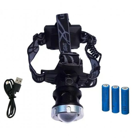 Ліхтар акумуляторний для риболовлі, Ліхтар на голову для ЗСУ голови зі світлодіодами DK-27