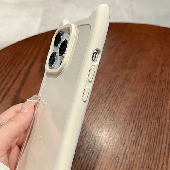 Чехол TPU Cat для Apple iPhone 13 Pro (6.1") Antique White | Зображення 5