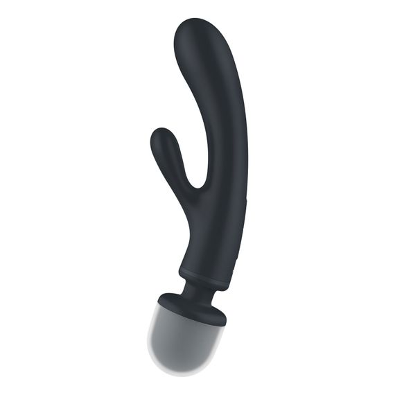 Вібратор-кролик з вібромасажером Satisfyer Triple Lover Grey, 3 мотори | Зображення 1