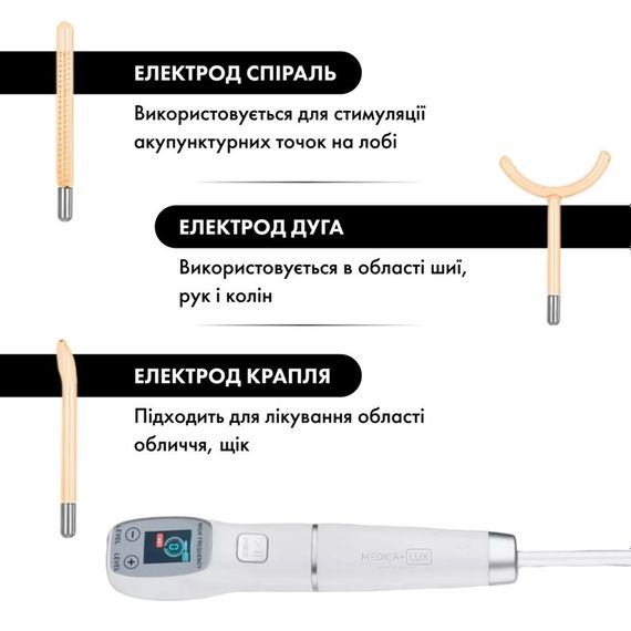 Дарсонваль Medica+ Lux Darsoline 8.0 гарантия 1 год | Зображення 4