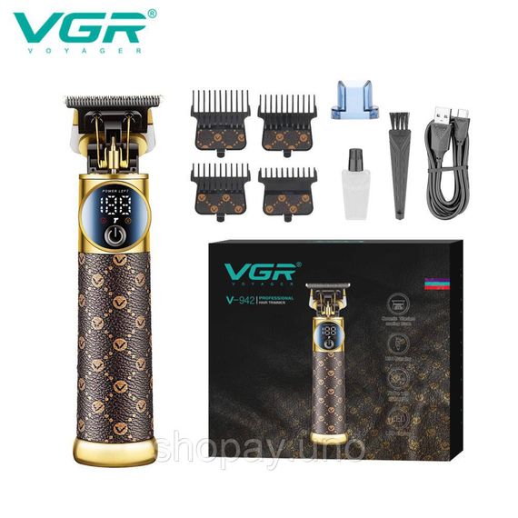 Тример для скронь VGR V-942, Професійна машинка для стрижки волосся на акумуляторі CF-79 | Зображення 1