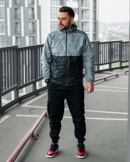 Ветровка Фэнтези серо-черный S M | Зображення 6