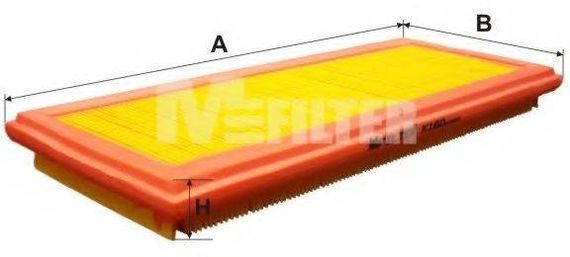 Фільтр повітряний FIAT (вир-во M-Filter) MFILTER K160 на FIAT STRADA II (138A)