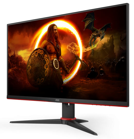 Монiтор TFT AOC 23.8&quot; 24G2ZE/BK IPS 240Hz 0.5ms HDMI DP Red/Black (24G2ZE/BK) | Зображення 3
