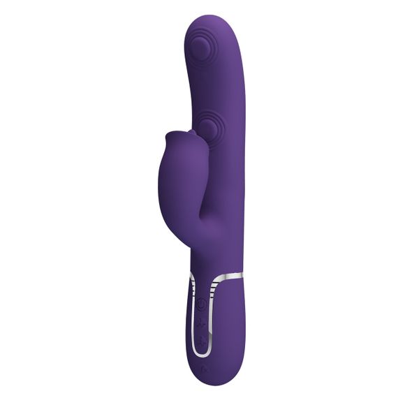 Вібратор PRETTY LOVE Gigi dark purple, 7 thumping functions 7 licking modes Sex Aura | Зображення 8