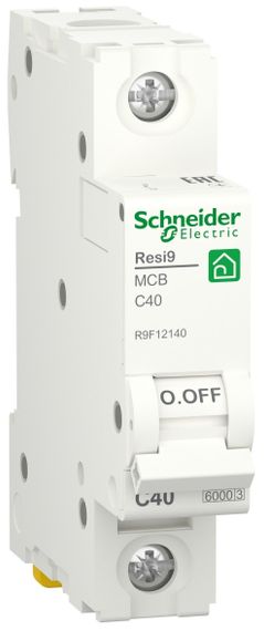 Автоматичний вимикач 1р С40А RESI9 Schneider