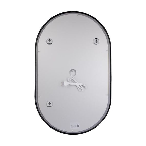 Зеркало Qtap Scorpio (SC1) с LED-подсветкой Touch, с антизапотеванием, с диммером, рег. темп цвета (3000-6500K) Black | Зображення 7