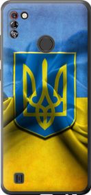 Чехол на Tecno Pop 4 Pro BC3 Флаг и герб Украины 1 "375u-2444-17620"
