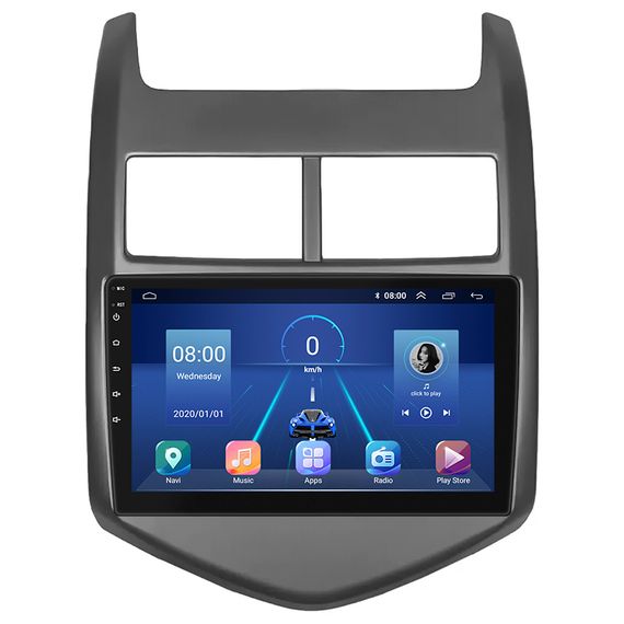 Штатна магнітола 9" Lesko для Chevrolet Aveo II 2011-2020 4/64Gb/ 4G/ Wi-Fi/ CarPlay Premium Шевролет