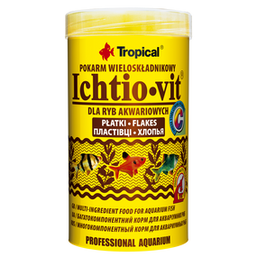 Корм Tropical Ichtio-Vit для всіх акваріумних риб пластівці 50 г/ 250 мл