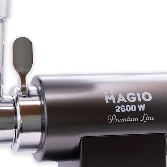 М'ясорубка електрична Magio MG-271, 2600 Вт, з металевим шнеком і реверсом, для дому та кухні | Зображення 2