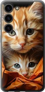Чохол на Samsung Galaxy S23 Котики 2 із силікону FCh_008313
