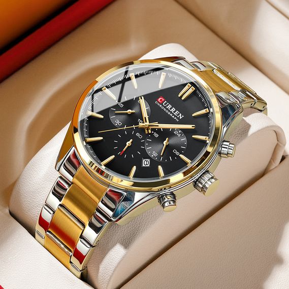 Curren 8446 Silver-Gold-Black | Зображення 3