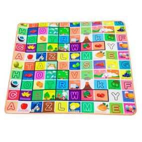 Детский термо коврик двухсторонний буквы Размер 200Х180Х5