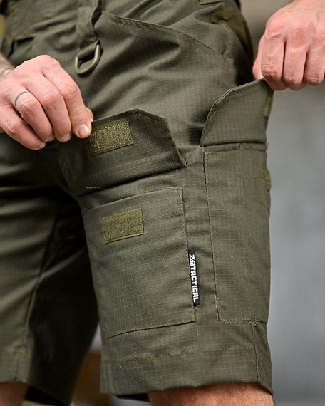 Тактичні шорти PLEZENTVIL G3 олива ПП7745 | Зображення 4