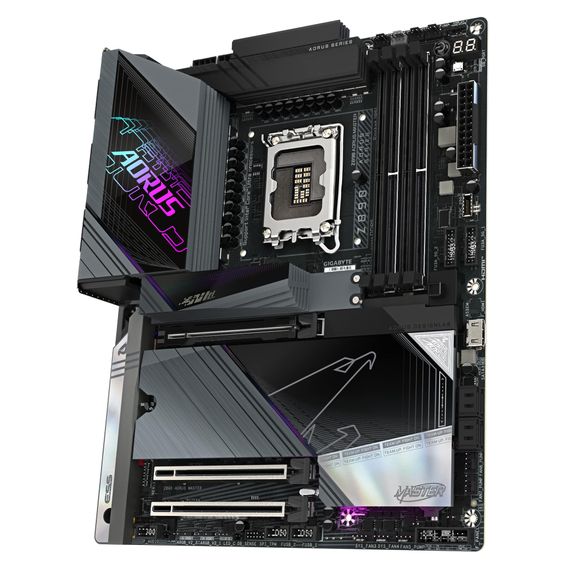 Материнська плата GIGABYTE Z890 AORUS MASTER s1851 Z890 4xDDR5 M.2 USB Type-C Wi-Fi BT ATX Z890_AORUS_MASTER | Зображення 2