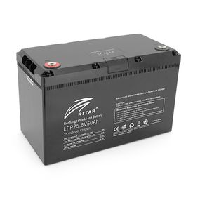 Акумуляторна батарея з bluetooth Ritar LiFePO4 25.6V 50Ah 1280Wh (330 х 172 х 214 мм), 11kg Q1