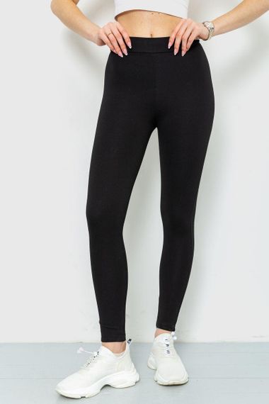 Лосины женские  цвет черный 164R399