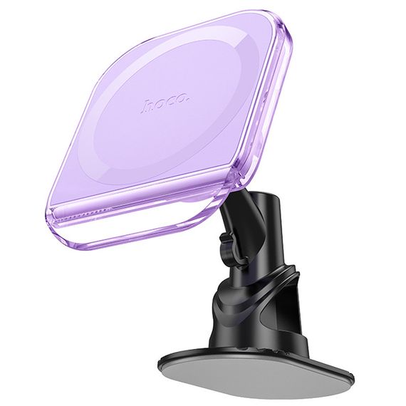 Автотримач Hoco H43 Crystal ring magnetic (center console) Romantic purple | Зображення 1