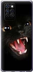 Чехол на Infinix Note 10 Pro Чёрная кошка "932u-2709-17620"