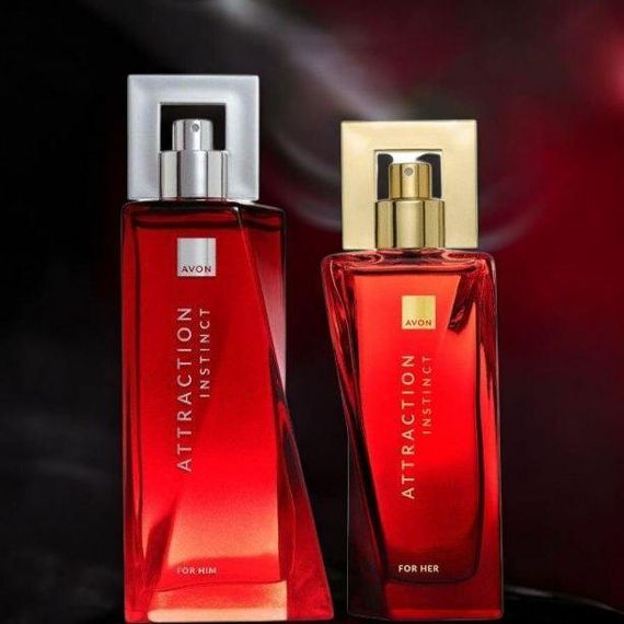 Набір Avon Attraction Instinct для Неї та Нього, 2 в 1 (50 мл + 75 мл)
