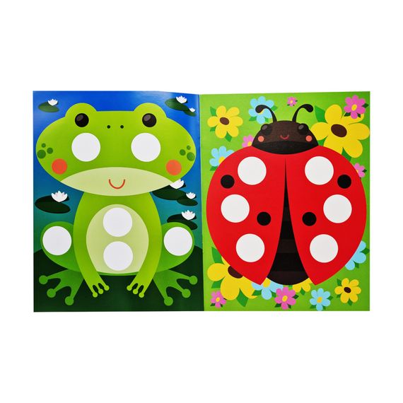 Розвиваюча книжка з наклейками "Кіт" 403945 для найменших | Зображення 2