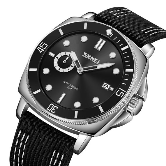 Чоловічий годинник Skmei 9328BK Black | Зображення 1