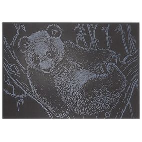 Гравюра А5 "Панда" ГрА5с-21 эконом вариант в пакете 21 х 14,8 см