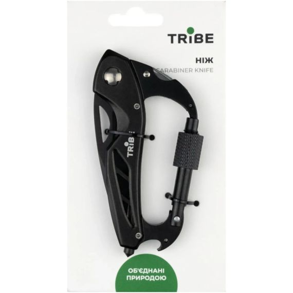 Універсальний EDC-ніж Tribe Carabiner Knife для прихованого носіння - компактний мультифункціональний ніж-брелок | Зображення 3