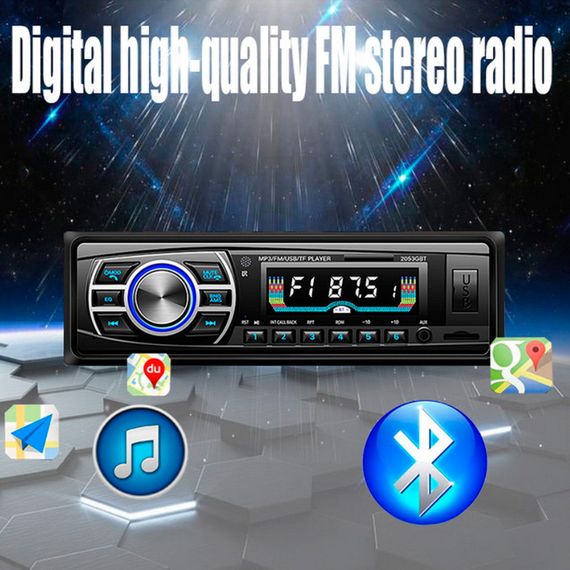 Автомагнітола 1DIN MP3-8506BT RGB Bluetooth 2.0 (MER-12631_552) | Зображення 5