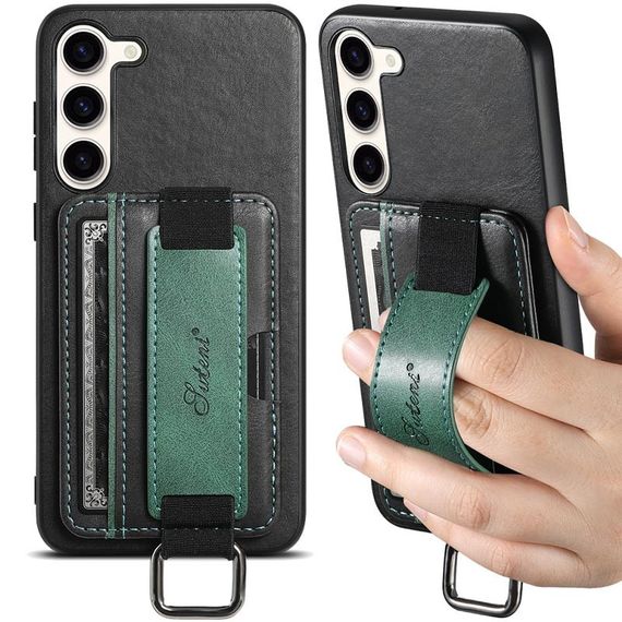 Шкіряний чохол Wallet case and straps для Samsung Galaxy S24 | Зображення 1