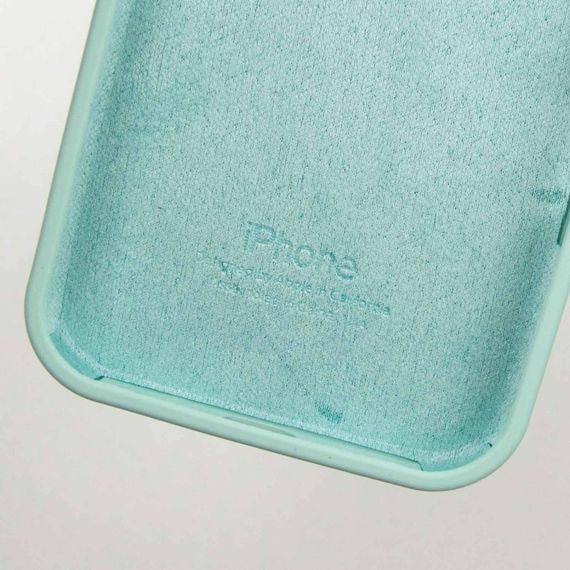 Чехол Silicone Case Full Protective (AA) для Apple iPhone 16 Pro (6.3") Бирюзовый / Turquoise | Зображення 6