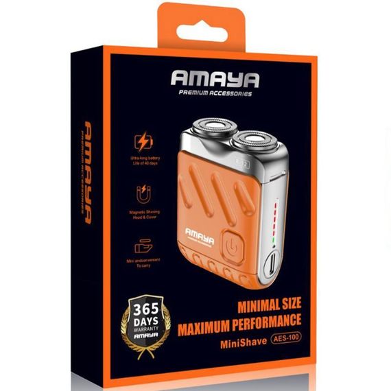 Електробритва Amaya AES-100 300 mAh Orange | Зображення 1