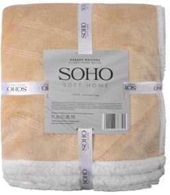 Ковдра флісова Soho 200х220 см Plush hugs Beige