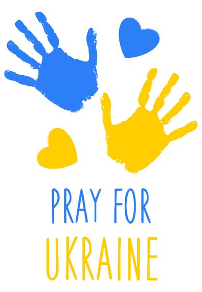 Футболка жіноча біла з принтом "Pray for Ukraine", 2XL | Зображення 1