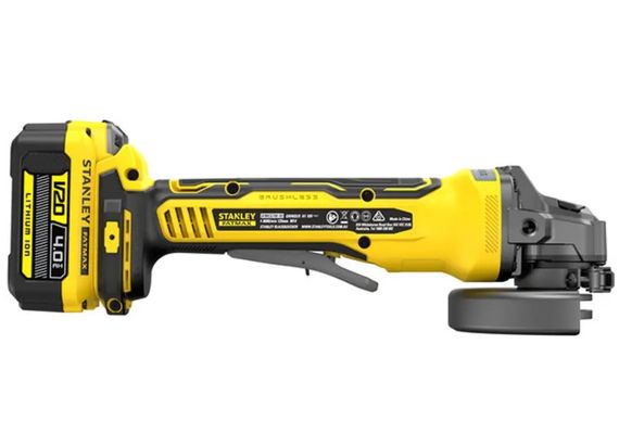 Шліфмашина кутова акумуляторна безщіткова Stanley FATMAX з АКБ та ЗП SFMCG700M2K | Зображення 6