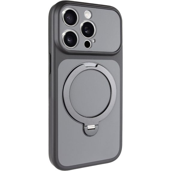Чохол Ummi Full Camera with Magnetic Fit HQ Ring для Apple iPhone 15 Pro (6.1") Black