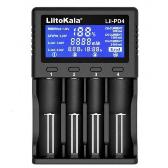 Универсальное зарядное устройство LiitoKala Lii PD4 c LCD