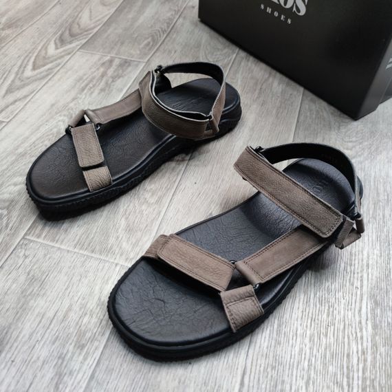 Бежеві чоловічі босоніжки 42 43 розмір | Зображення 2