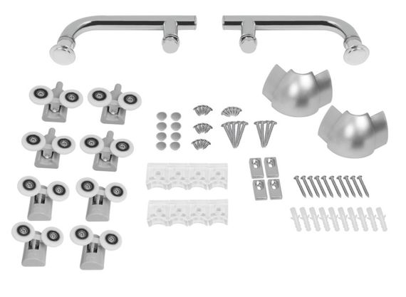 Душова кабіна Lidz Latwa Wawel SC100x80.SAT.LOW.FR, прямокутна, скло Frost 5 мм без піддону | Зображення 5