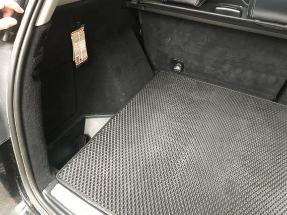 Килимок багажника (EVA, поліуретановий, чорний) для Mercedes GLE/ML сlass W166 | Зображення 1