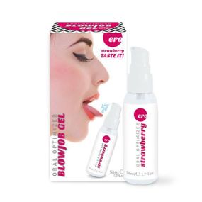 Стимулирующий оральный гель HOT Oral Optimizer Blowjob Gel Strawberry, 50 мл Sex Aura