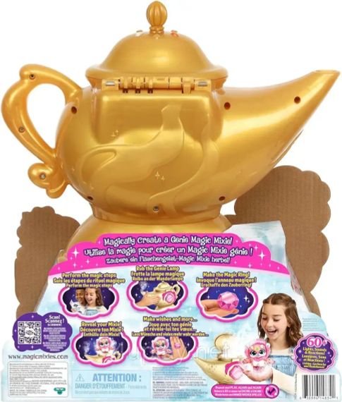 Волшебная лампа Аладдина Мэджик Миксис золотая с розовым Magic Mixies Magic Genie Lamp Оригинал | Зображення 4