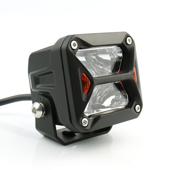 Світлодіодна фара StarLight SL-W0320S квадратна, дальнє світло WHITE + DRL 20W 1800Lm 5700K 12/24V | Зображення 5