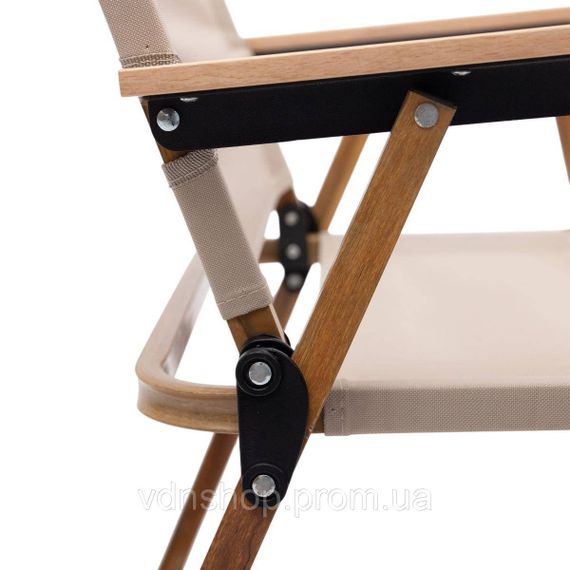 Крісло розкладне туристичне 50×51×64 см крісло складне для пікніка на природу Бежеве HP-SY-1 | Зображення 8