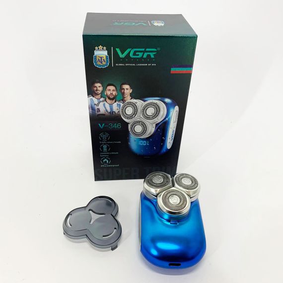 Професійна електробритва VGR V-346, Акумуляторна бритва для гоління голови, Бритви акумуляторні CD-20 | Зображення 8